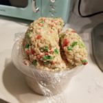 Rice krispy treats in a bowl